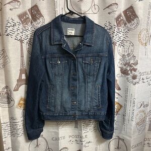 Old Navy Women's Dark Blue Jean Jacket